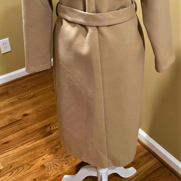 Who What Wear Belted Coat MBeautiful - Picture 4 of 6